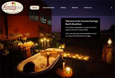 Country Carriage B&B website